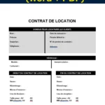 Modèle Gratuit de Contrat de Location de Voiture à Télécharger au Format Word et PDF