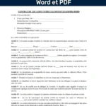 Contrat de location automobile prêt à l'emploi - Versions PDF et Word