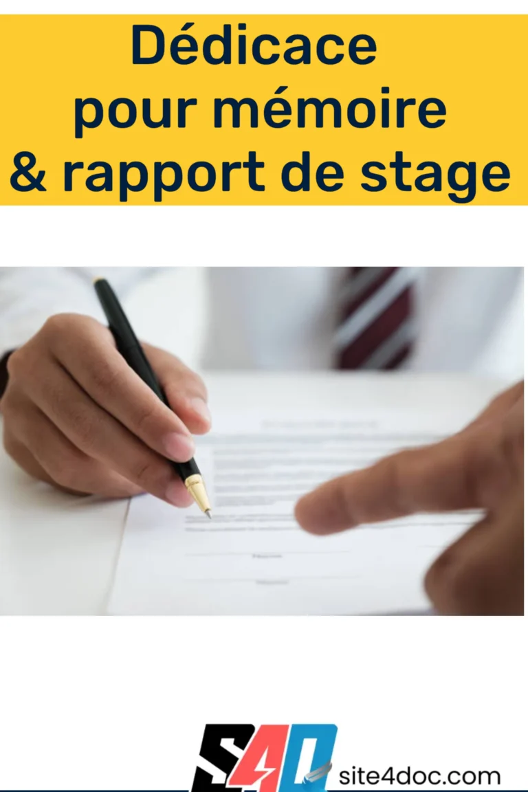 Personne rédigeant une dédicace dans un rapport de stage ou un mémoire de fin d'études