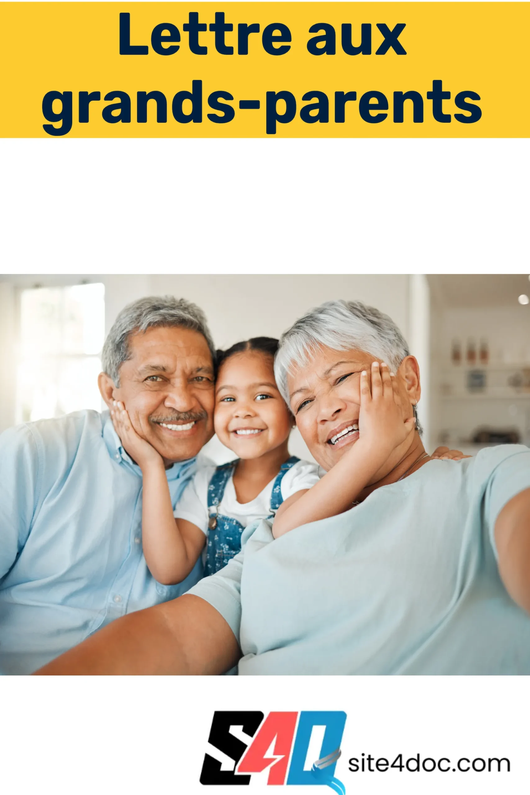 Exemple de lettre pour grands-parents avec des astuces pour exprimer son amour Description (description courte) : Une lettre chaleureuse réservée aux grands-parents, accompagnée de conseils pour exprimer facilement son amour et renforcer les liens familiaux. Meta alt : Modèle de lettre aux grands-parents avec astuces pour exprimer votre amour Meta description 1 : Découvrez un modèle de lettre aux grands-parents et des astuces simples pour exprimer votre amour, renforcer votre lien familial et partager des moments inoubliables. Meta description 2 : Apprenez comment écrire une lettre touchante aux grands-parents avec nos astuces pour exp