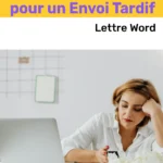 Une main tenant un stylo pour rédiger une lettre d'excuse d'absence maladie.