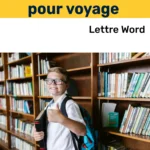 Lettre de demande de permission d'absence scolaire.