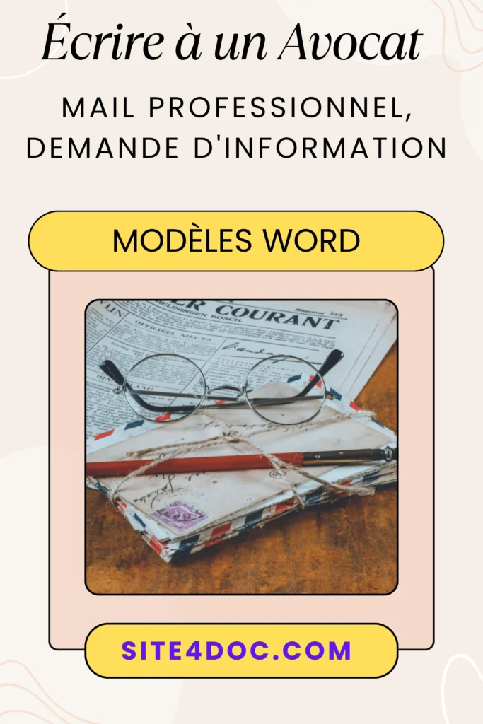 Exemple de mail professionnel pour écrire à un avocat avec modèles de demande d'information et réponse. Exemple de mail professionnel pour écrire à un avocat avec modèles de demande d'information et réponse.