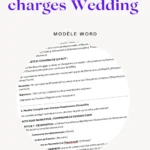 Checklist pour rédiger un cahier des charges Wedding Planner efficace - Exemple gratuit