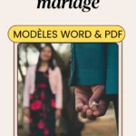 Déclaration d'intention de mariage PDF : Exemples gratuits et guide des 4 piliers