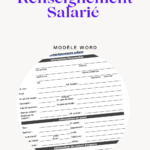 Modèle fiche de renseignement salarié Excel pour téléchargement gratuit.