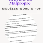 Modèle de lettre pour mise en demeure contre locataire bruyant ou malpropre.