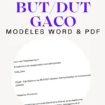 Image illustrant une lettre de motivation pour BUT GACO sur Parcoursup avec exemples en PDF et Word.