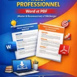 Modèles de projet professionnel prêts à télécharger en Word et PDF pour master et reconversion professionnelle.