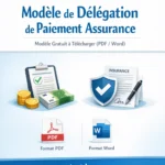 Image illustrant un formulaire de délégation de paiement assurance prêt à l’emploi.