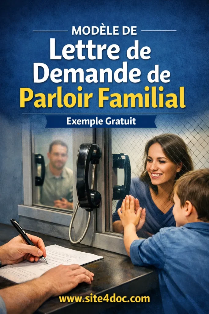 Modèle de lettre de demande de parloir familial exemple gratuit Word à télécharger Modèle de lettre de demande de parloir familial exemple gratuit Word à télécharger