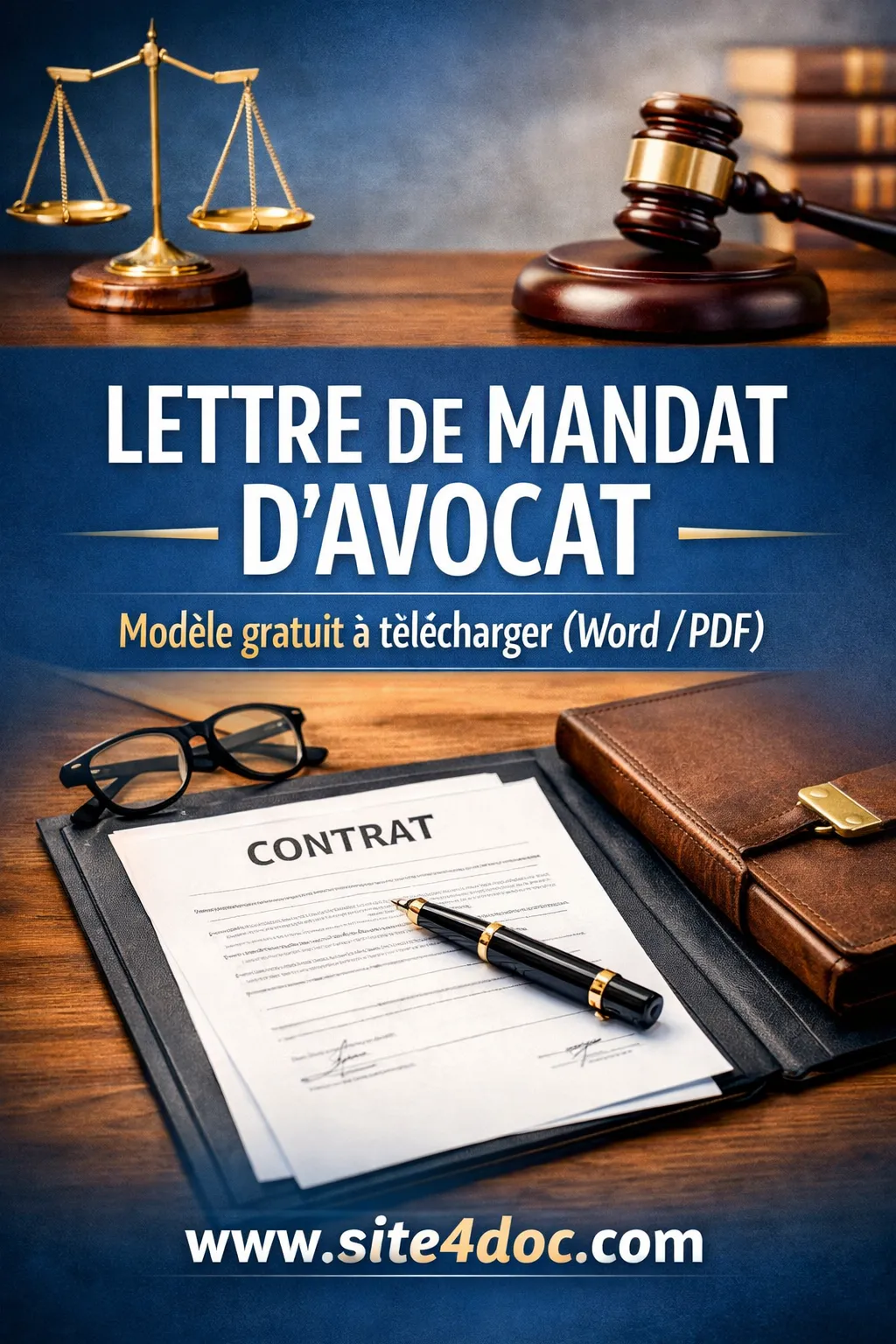 Modèle gratuit de lettre de mandat d'avocat à télécharger en Word et PDF