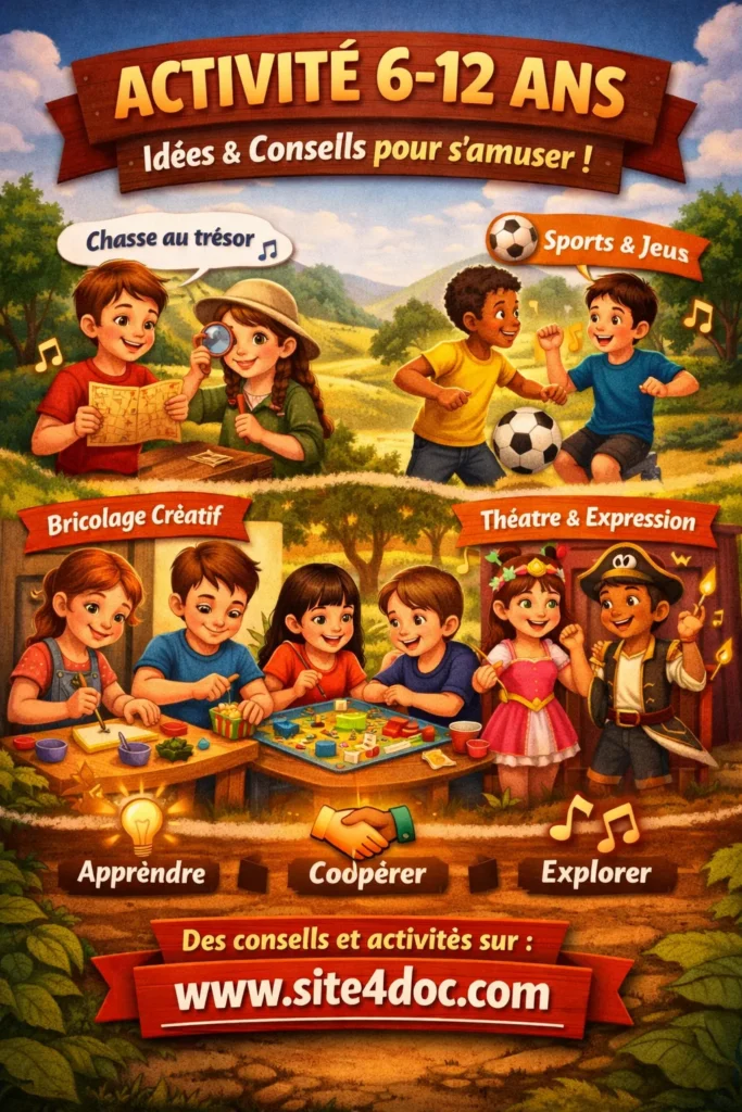 activite-6-12-ans-jeux-enfants Activite 6‑12 ans Idees besoins et conseils pour animer efficacement