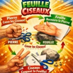 pierre feuille ciseaux règles des trois signes