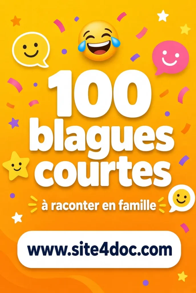 100 blagues courtes à raconter en famille – humour pour tous