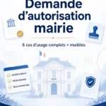 Demande d'autorisation mairie – 6 cas d'usage complets + modèles gratuits