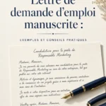 Lettre de demande d’emploi manuscrite : exemples et conseils pratiques – guide complet site4doc.com