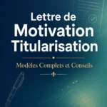 Couverture lettre de motivation titularisation – modèles complets et conseils professionnels pour contractuels fonction publique