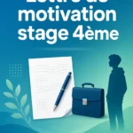 Lettre de motivation stage 4ème - modèle gratuit et conseils pour collégiens