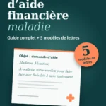 Couverture Demande d’aide financière maladie : guide complet et 5 modèles de lettres – site4doc.com