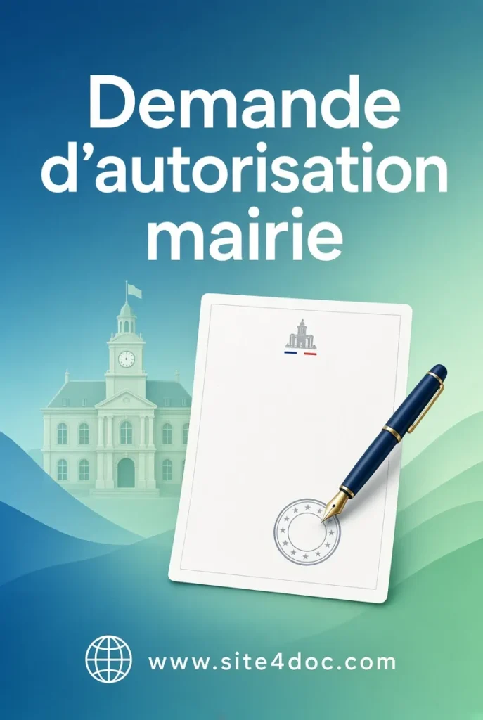 Demande d’autorisation mairie - modèle gratuit et démarches administratives