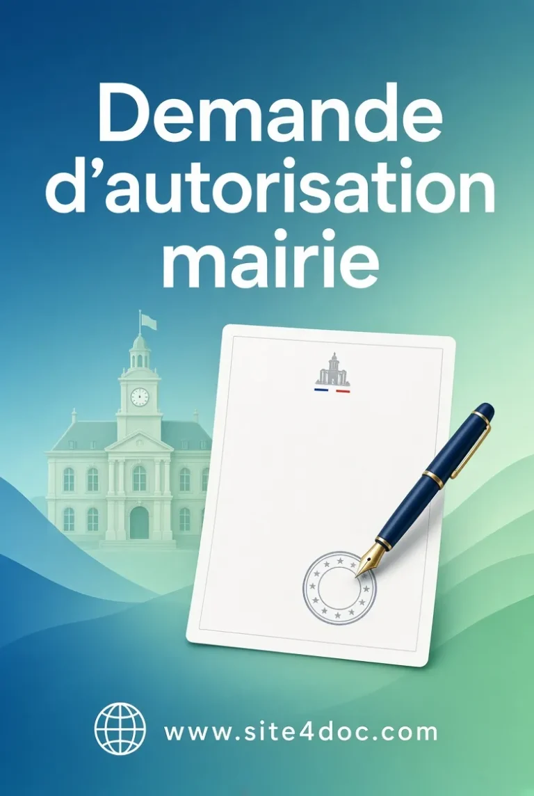 le Guide complet « Demande d’autorisation mairie » PDF 1 Demande d’autorisation mairie - modèle gratuit et démarches administratives